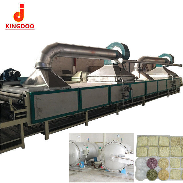 380V 415V Chow Mein Noodles Making Machine With 1800kg/H Steam Consume